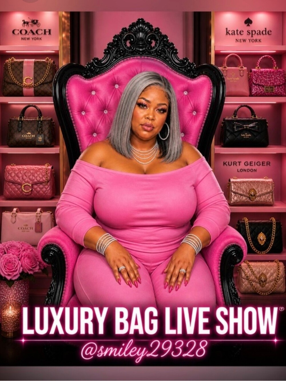 Smiley's Designer & Lux Share Show Flyer.